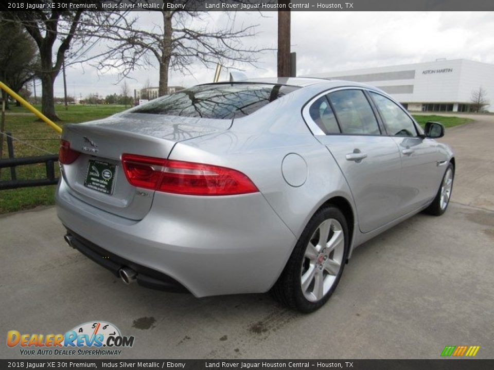2018 Jaguar XE 30t Premium Indus Silver Metallic / Ebony Photo #7