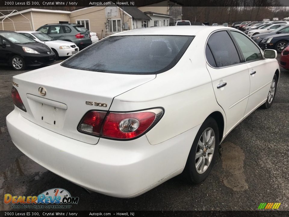 2003 Lexus ES 300 Crystal White / Ivory Photo #8
