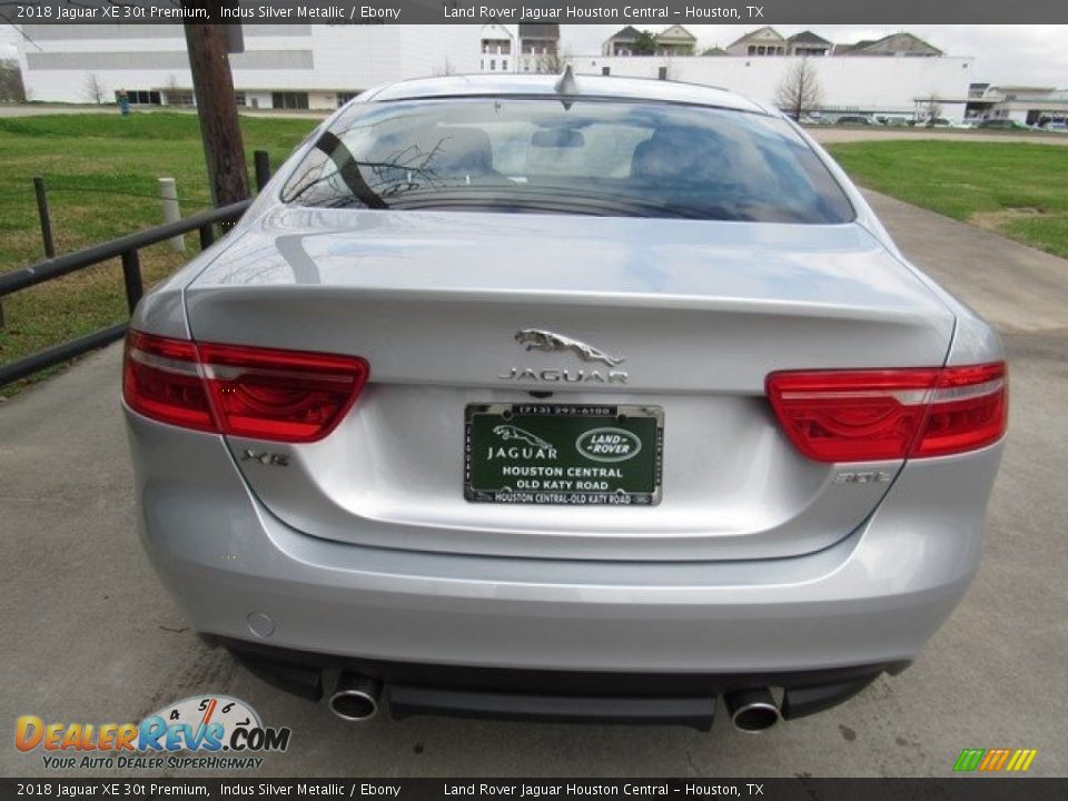 2018 Jaguar XE 30t Premium Indus Silver Metallic / Ebony Photo #8