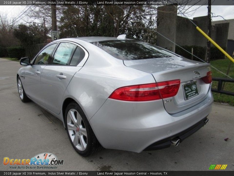 2018 Jaguar XE 30t Premium Indus Silver Metallic / Ebony Photo #12
