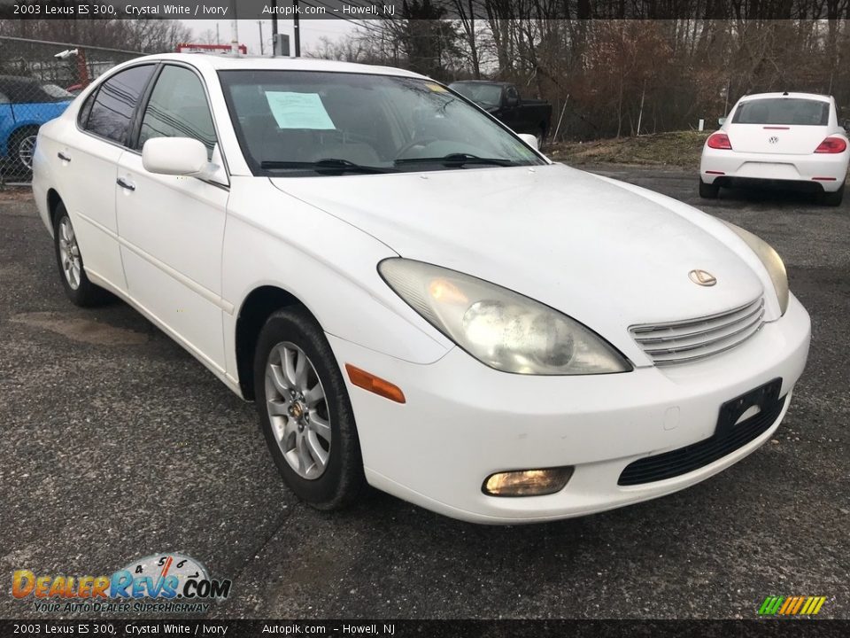 2003 Lexus ES 300 Crystal White / Ivory Photo #10