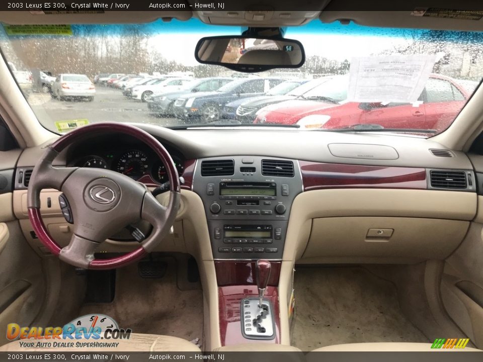 2003 Lexus ES 300 Crystal White / Ivory Photo #13