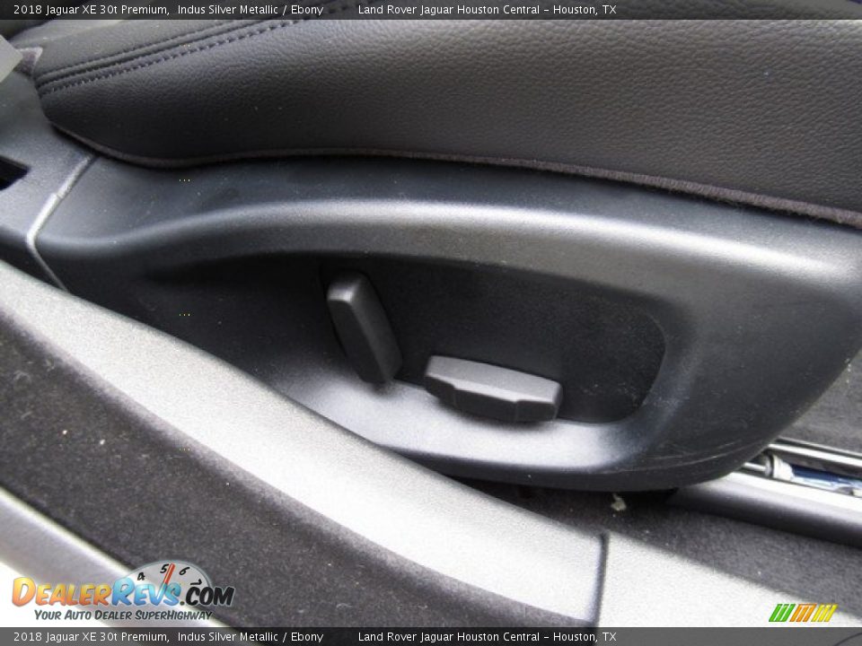 2018 Jaguar XE 30t Premium Indus Silver Metallic / Ebony Photo #20