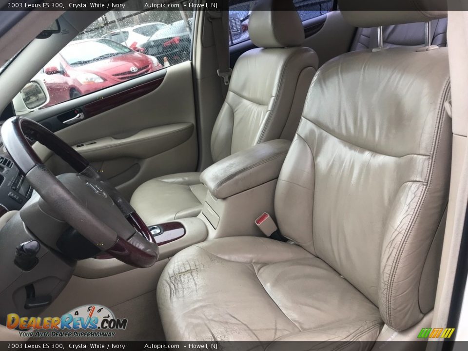 2003 Lexus ES 300 Crystal White / Ivory Photo #16