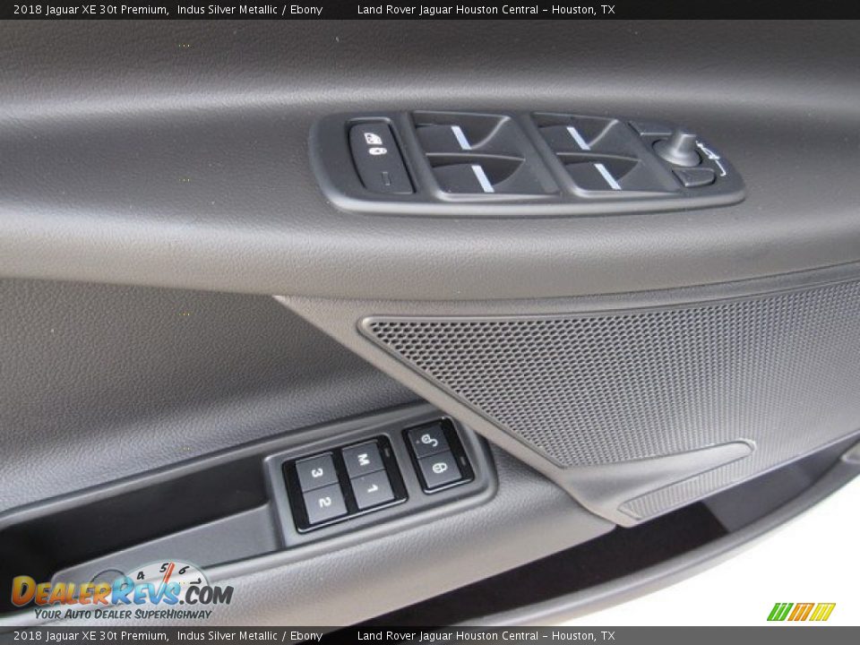 2018 Jaguar XE 30t Premium Indus Silver Metallic / Ebony Photo #25
