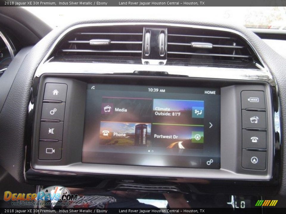 2018 Jaguar XE 30t Premium Indus Silver Metallic / Ebony Photo #31