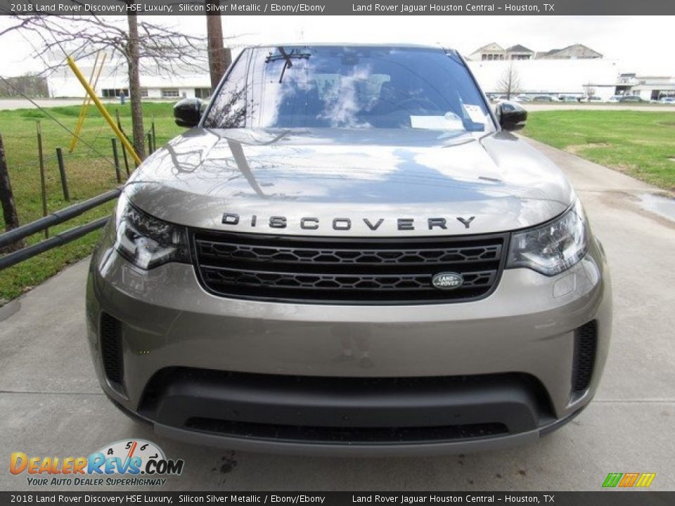 2018 Land Rover Discovery HSE Luxury Silicon Silver Metallic / Ebony/Ebony Photo #9
