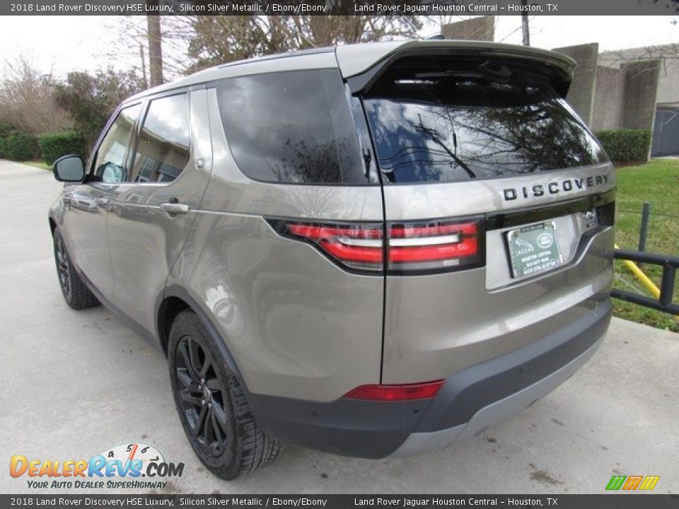 2018 Land Rover Discovery HSE Luxury Silicon Silver Metallic / Ebony/Ebony Photo #12