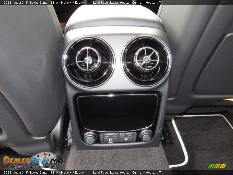 2018 Jaguar XJ R-Sport Santorini Black Metallic / Ebony Photo #16