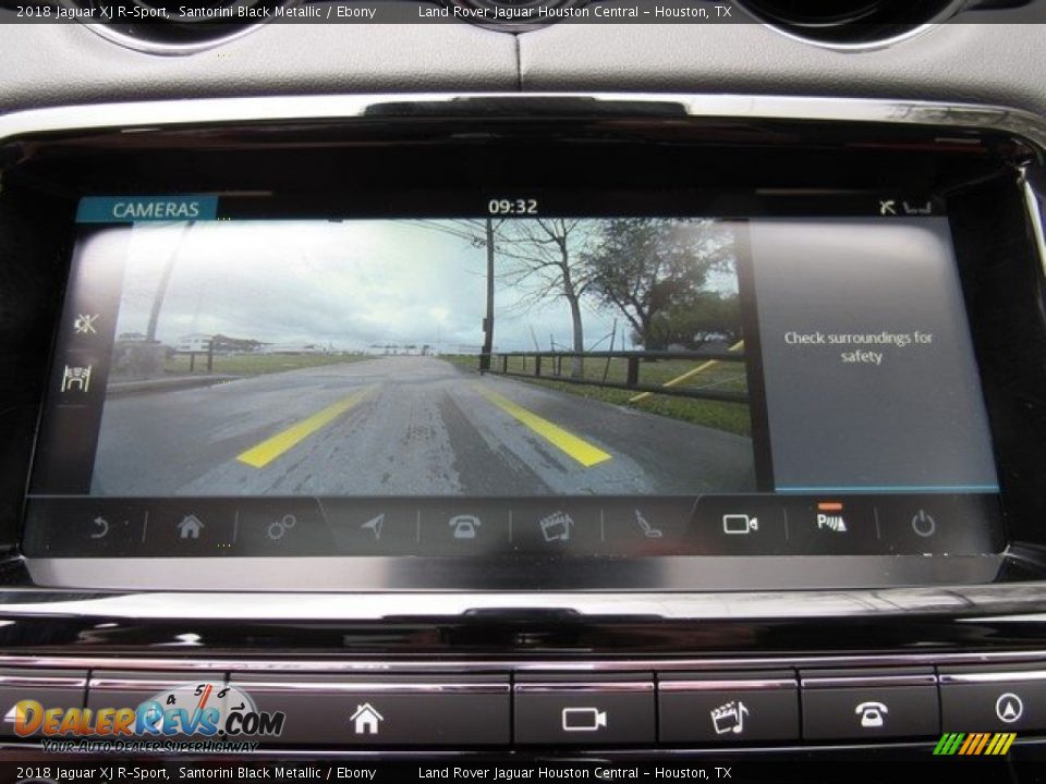 2018 Jaguar XJ R-Sport Santorini Black Metallic / Ebony Photo #33