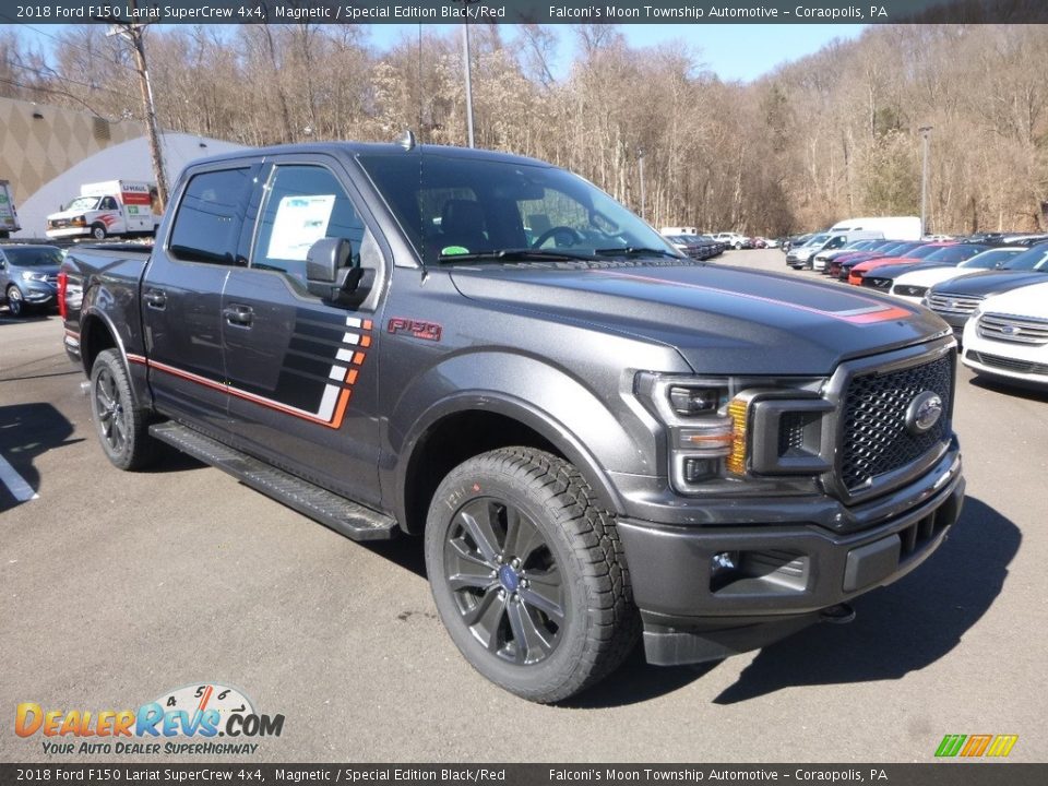 Front 3/4 View of 2018 Ford F150 Lariat SuperCrew 4x4 Photo #3