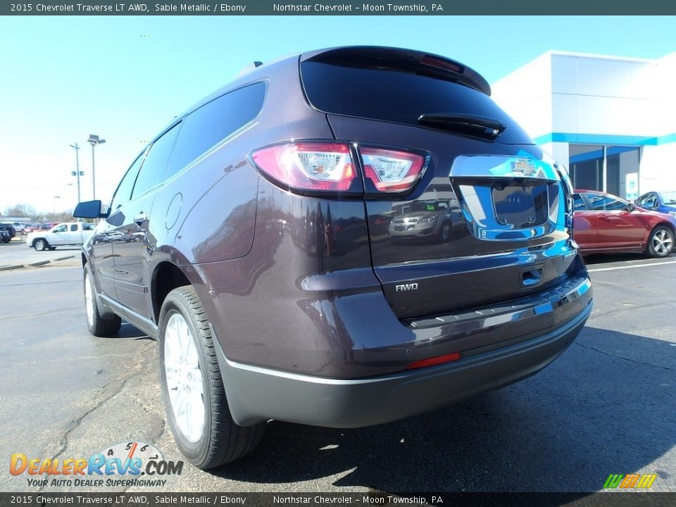 2015 Chevrolet Traverse LT AWD Sable Metallic / Ebony Photo #5