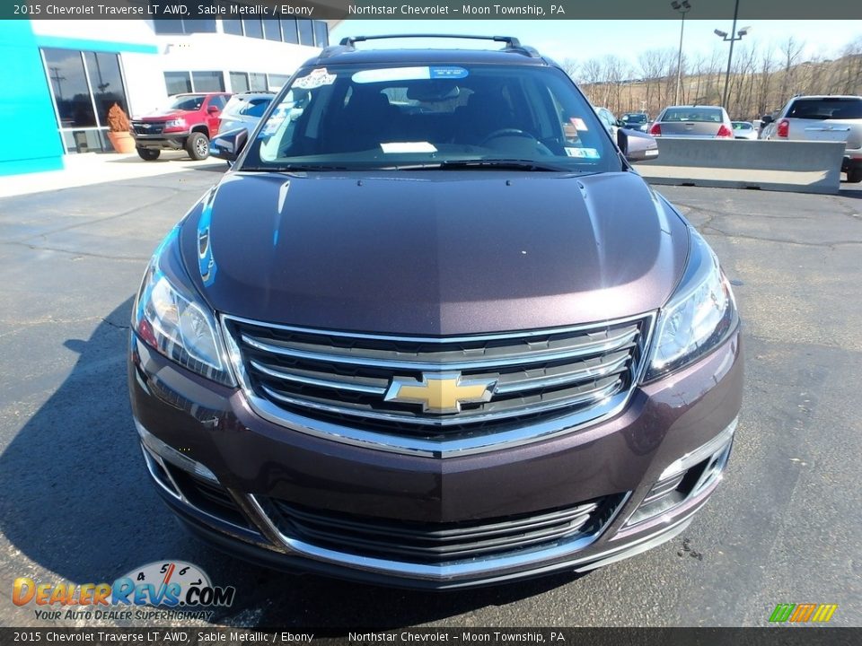 2015 Chevrolet Traverse LT AWD Sable Metallic / Ebony Photo #13