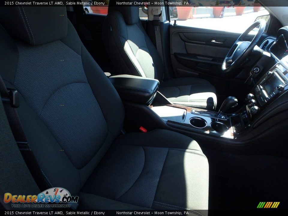 2015 Chevrolet Traverse LT AWD Sable Metallic / Ebony Photo #15