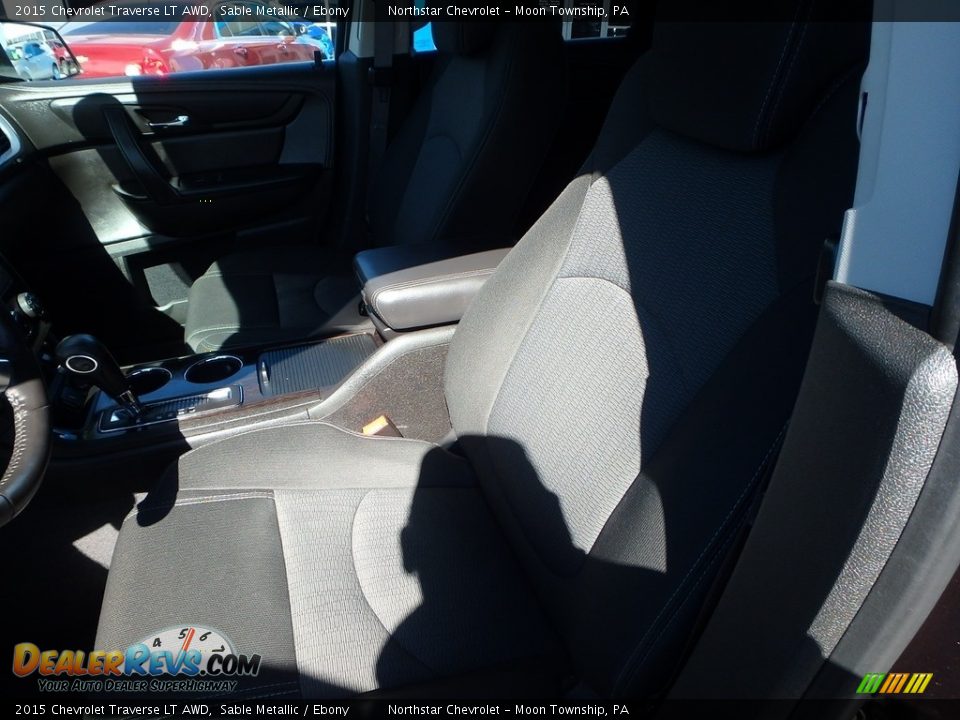 2015 Chevrolet Traverse LT AWD Sable Metallic / Ebony Photo #20