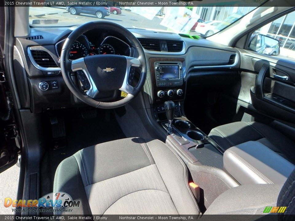 2015 Chevrolet Traverse LT AWD Sable Metallic / Ebony Photo #23