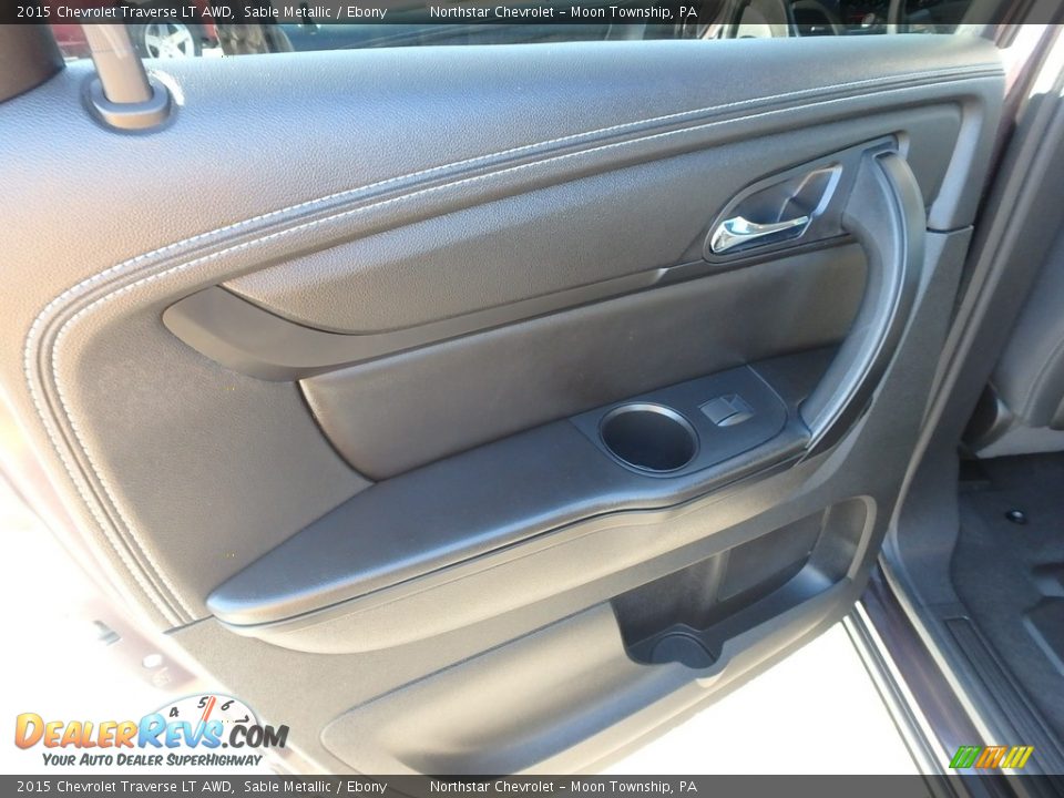 2015 Chevrolet Traverse LT AWD Sable Metallic / Ebony Photo #24