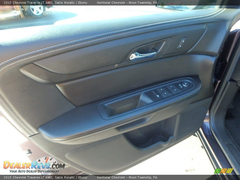 2015 Chevrolet Traverse LT AWD Sable Metallic / Ebony Photo #25