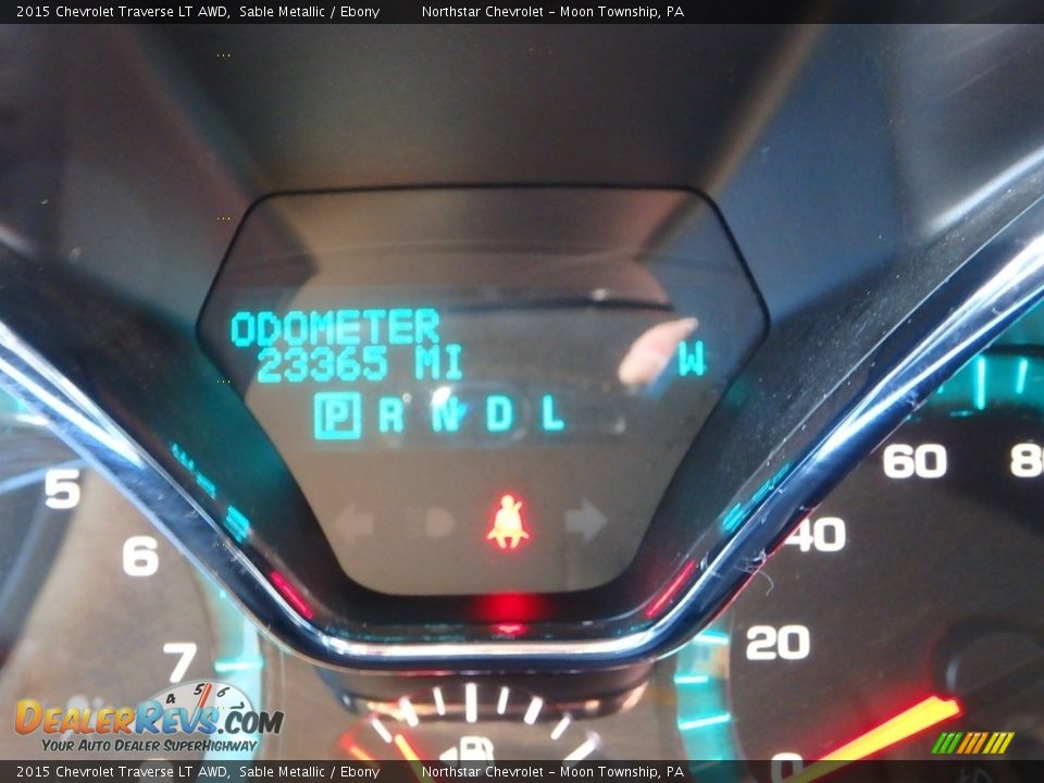 2015 Chevrolet Traverse LT AWD Sable Metallic / Ebony Photo #29