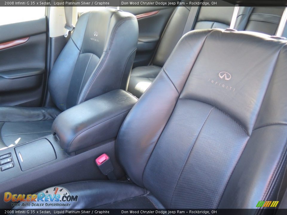 2008 Infiniti G 35 x Sedan Liquid Platinum Silver / Graphite Photo #3