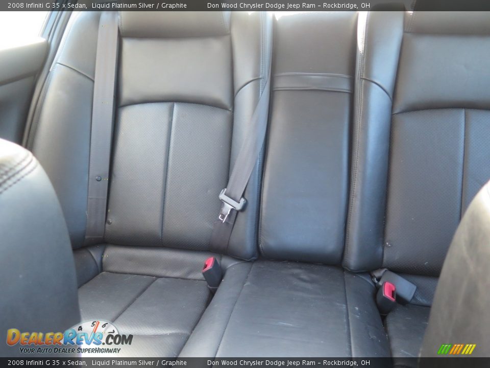 2008 Infiniti G 35 x Sedan Liquid Platinum Silver / Graphite Photo #4