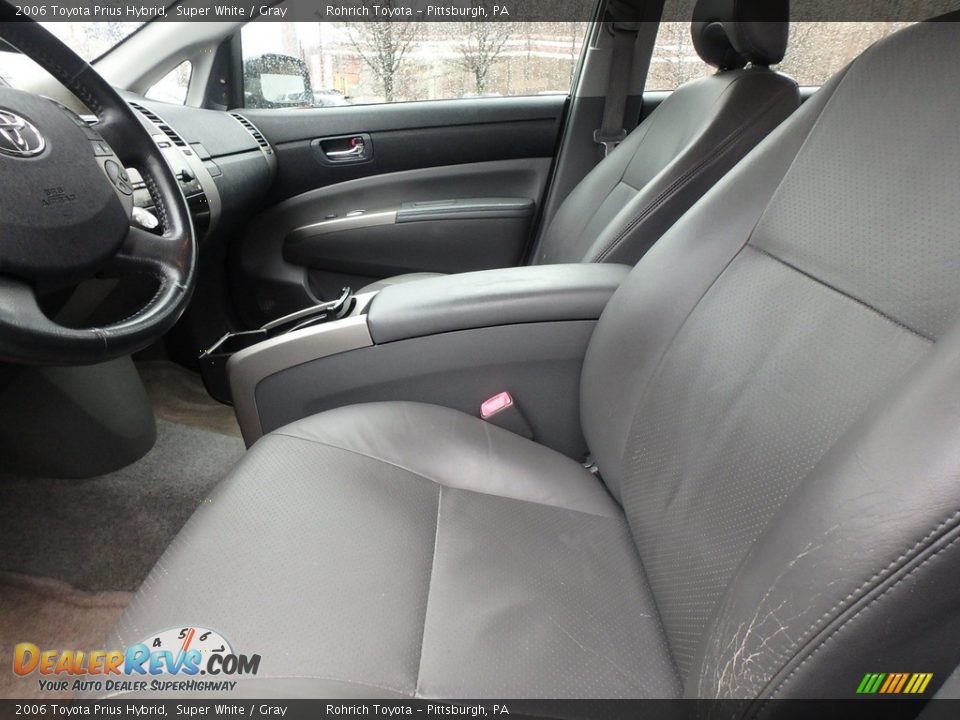 2006 Toyota Prius Hybrid Super White / Gray Photo #6