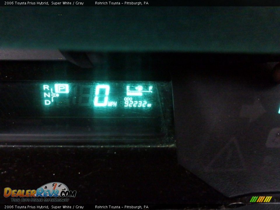 2006 Toyota Prius Hybrid Super White / Gray Photo #10
