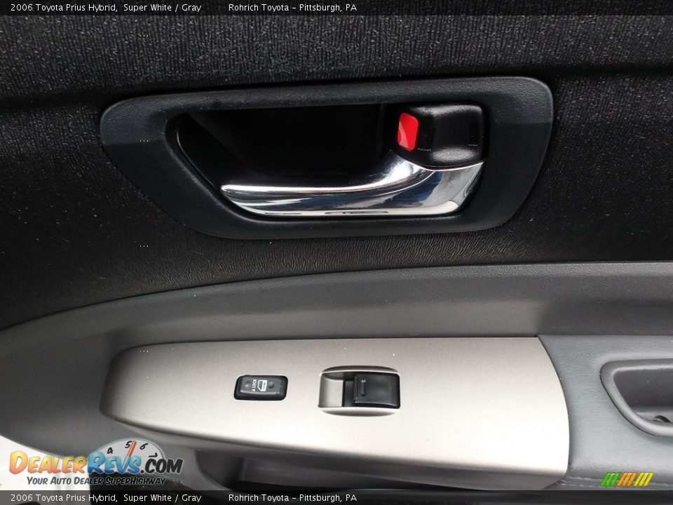 2006 Toyota Prius Hybrid Super White / Gray Photo #11