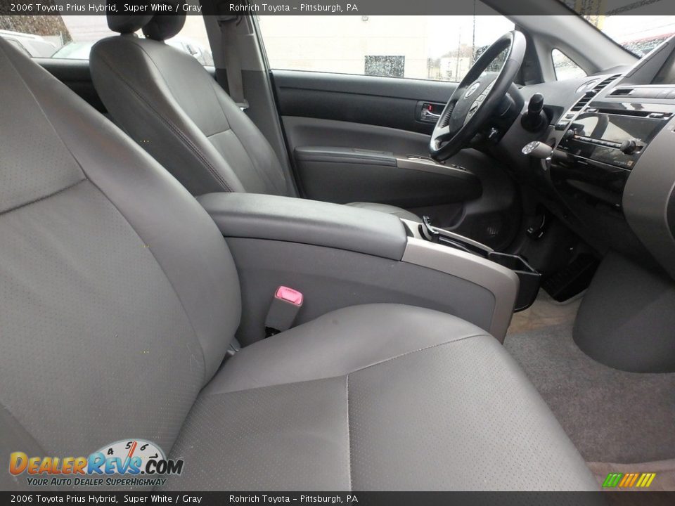 2006 Toyota Prius Hybrid Super White / Gray Photo #14