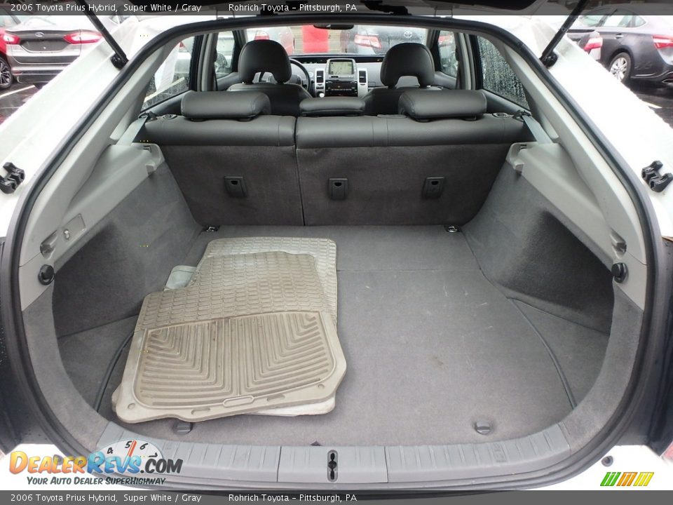 2006 Toyota Prius Hybrid Super White / Gray Photo #16