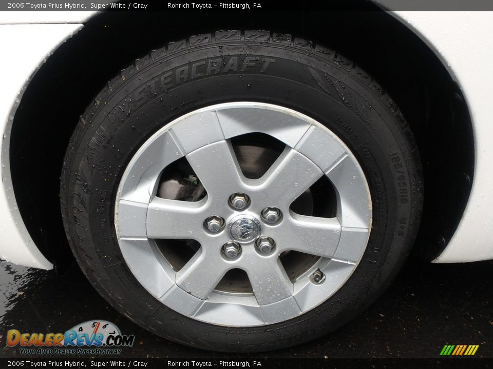 2006 Toyota Prius Hybrid Super White / Gray Photo #17