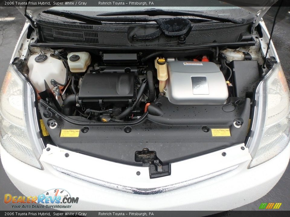 2006 Toyota Prius Hybrid Super White / Gray Photo #18