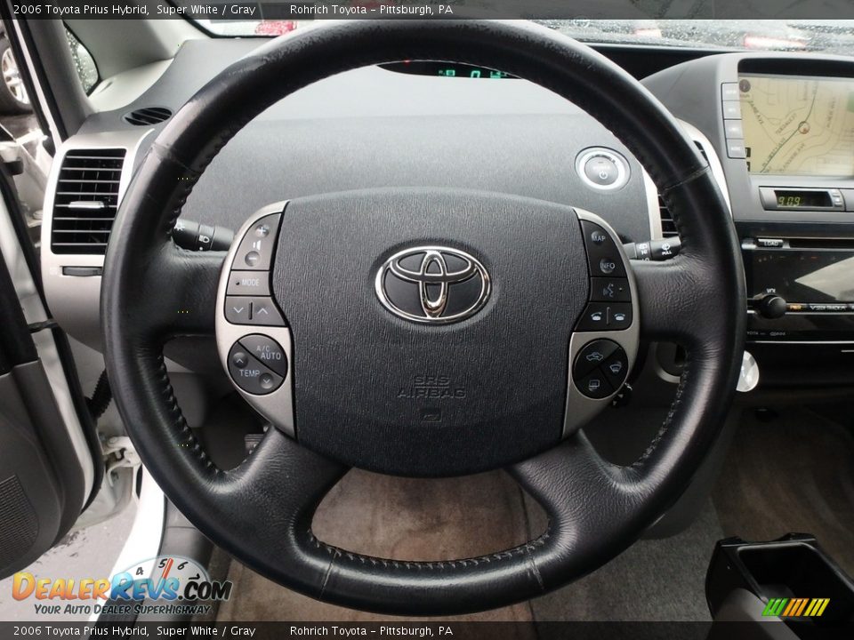 2006 Toyota Prius Hybrid Super White / Gray Photo #20