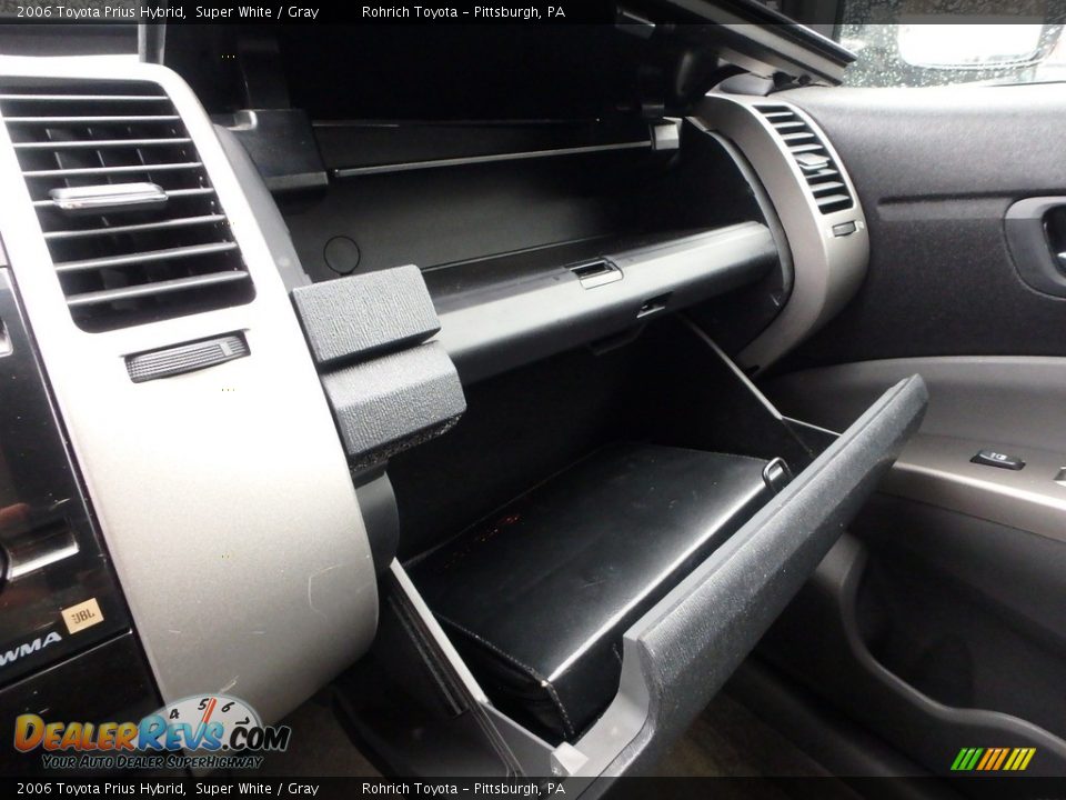 2006 Toyota Prius Hybrid Super White / Gray Photo #24