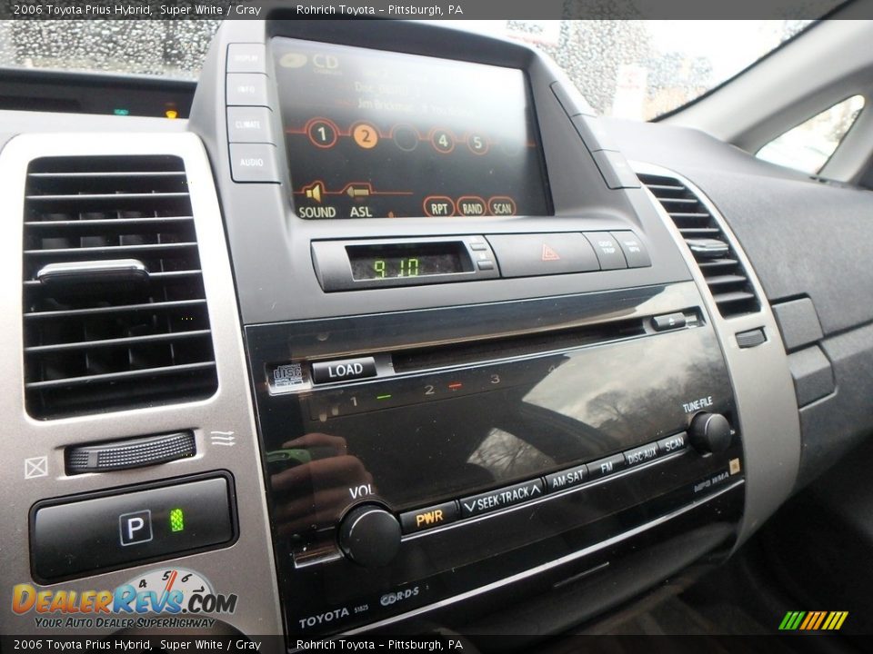 2006 Toyota Prius Hybrid Super White / Gray Photo #26