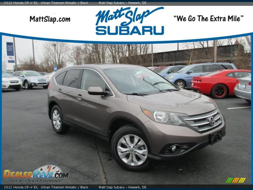 2012 Honda CR-V EX Urban Titanium Metallic / Black Photo #1