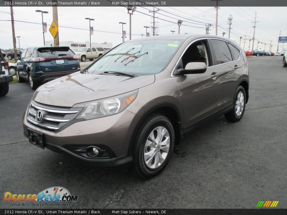 2012 Honda CR-V EX Urban Titanium Metallic / Black Photo #2