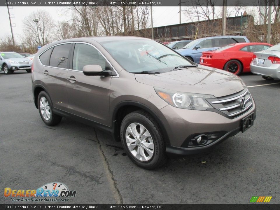 2012 Honda CR-V EX Urban Titanium Metallic / Black Photo #4