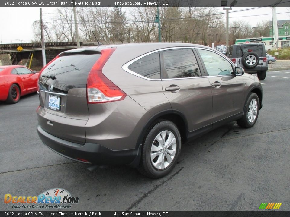 2012 Honda CR-V EX Urban Titanium Metallic / Black Photo #6