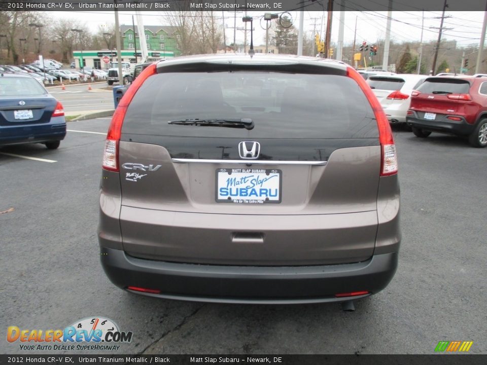 2012 Honda CR-V EX Urban Titanium Metallic / Black Photo #7