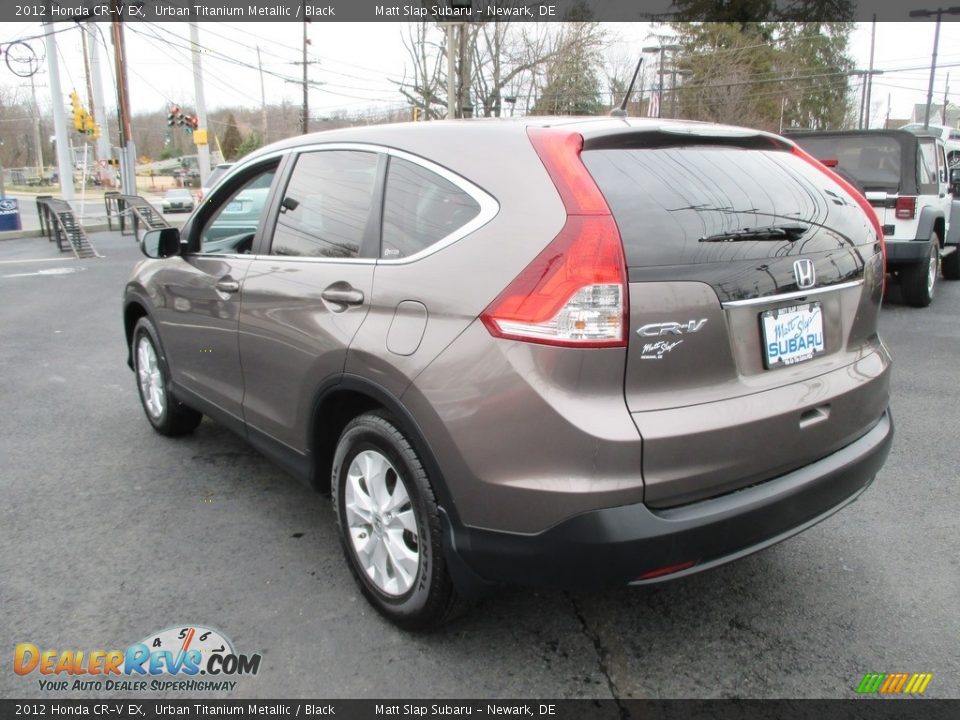 2012 Honda CR-V EX Urban Titanium Metallic / Black Photo #8