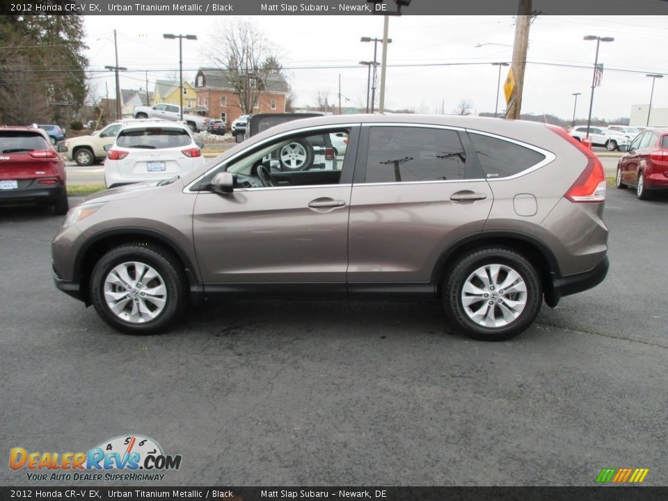2012 Honda CR-V EX Urban Titanium Metallic / Black Photo #9