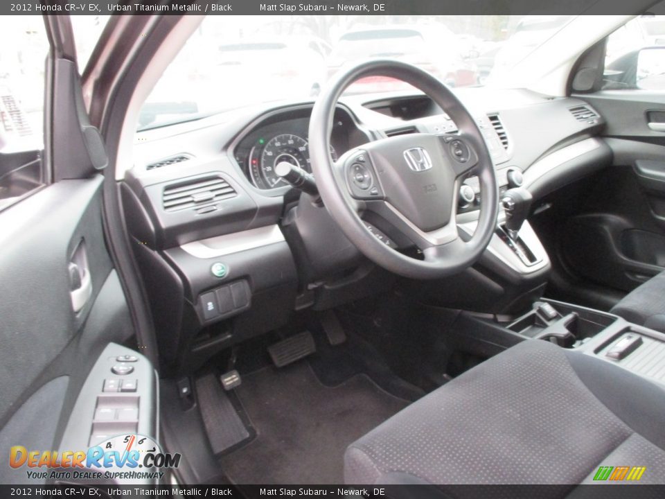 2012 Honda CR-V EX Urban Titanium Metallic / Black Photo #12