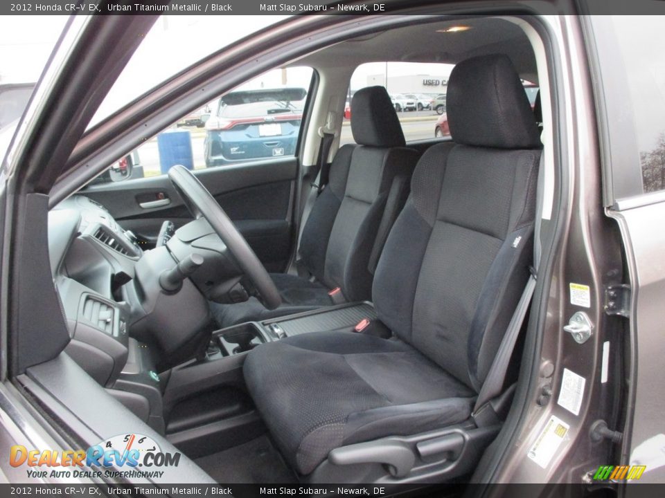 2012 Honda CR-V EX Urban Titanium Metallic / Black Photo #16
