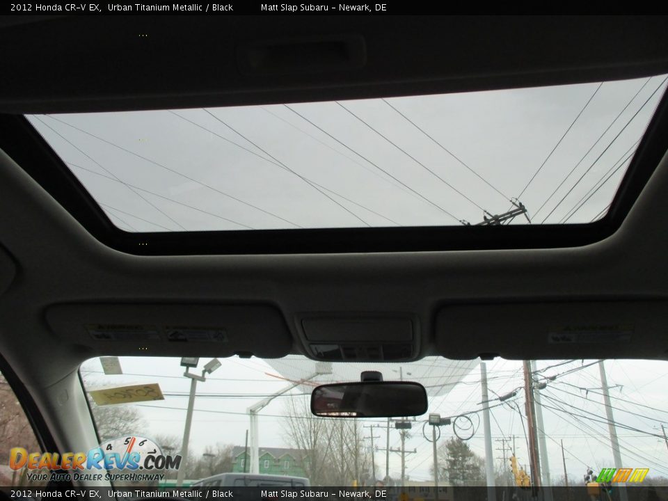 2012 Honda CR-V EX Urban Titanium Metallic / Black Photo #21