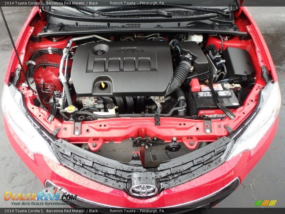 2014 Toyota Corolla S Barcelona Red Metallic / Black Photo #17