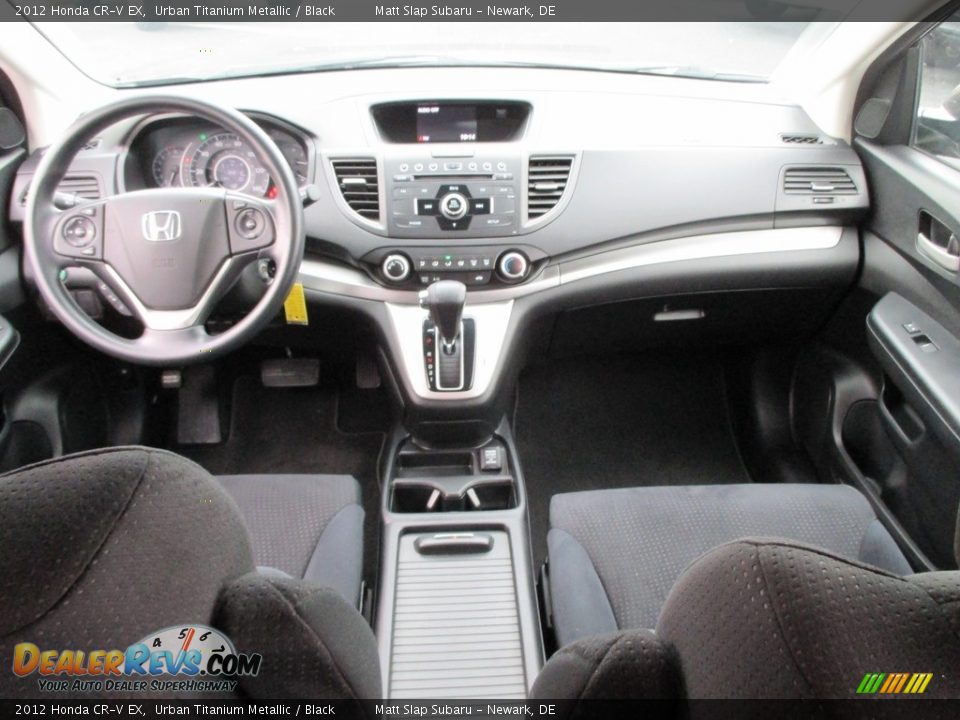 2012 Honda CR-V EX Urban Titanium Metallic / Black Photo #25