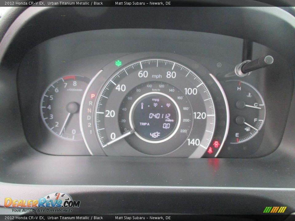 2012 Honda CR-V EX Urban Titanium Metallic / Black Photo #28