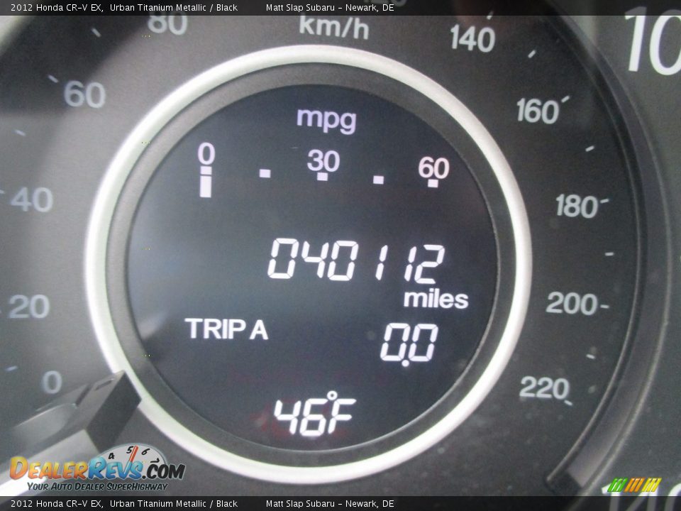 2012 Honda CR-V EX Urban Titanium Metallic / Black Photo #29
