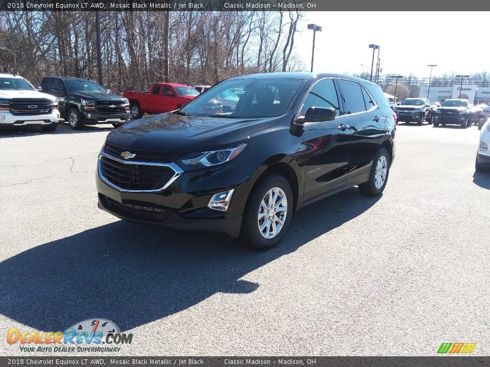 2018 Chevrolet Equinox LT AWD Mosaic Black Metallic / Jet Black Photo #1